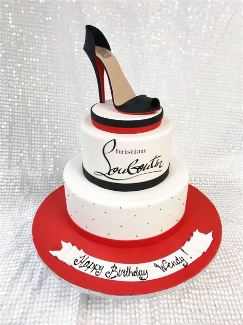 cake design lv|christian louboutin cake.